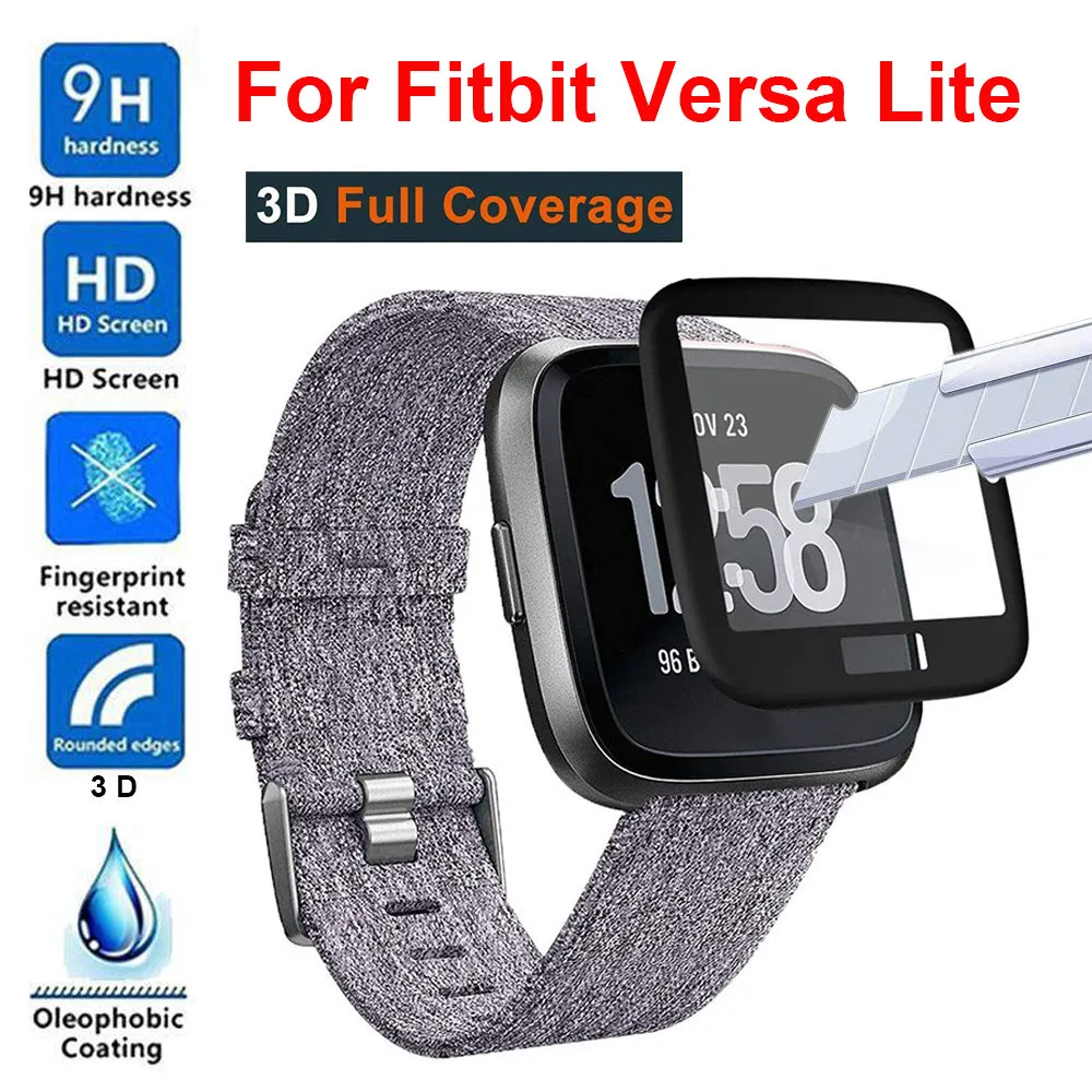 Full Coverage Tempered Glass Screen Protector Cover for Fitbit Versa Lite Watch wearable devices smartwatch relogio inteligente
Full Coverage Tempered Glass Screen Protector Cover for Fitbit Versa Lite Watch wearable devices smartwatch relogio inteligente