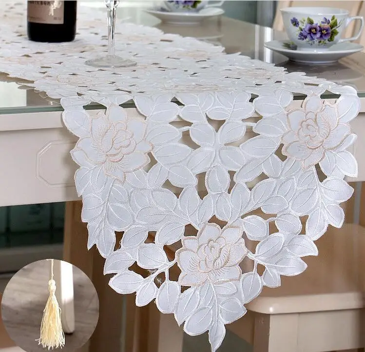 Fyjafon Table Runner 40*150cm To 40*246cm Runners Hollow Modern Table Runners Embroidered Table Runner Decoration On The Table
Fyjafon Table Runner 40*150cm To 40*246cm Runners Hollow Modern Table Runners Embroidered Table Runner Decoration On The Table