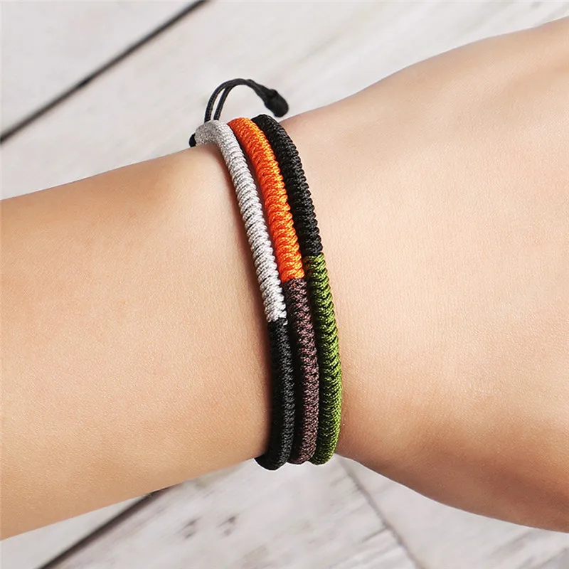 Tibetan Buddhist Lucky Charm Tibetan Bracelets & Bangles For Women Men Handmade Knots Black Rope Gift Bracelet S3
Tibetan Buddhist Lucky Charm Tibetan Bracelets & Bangles For Women Men Handmade Knots Black Rope Gift Bracelet S3