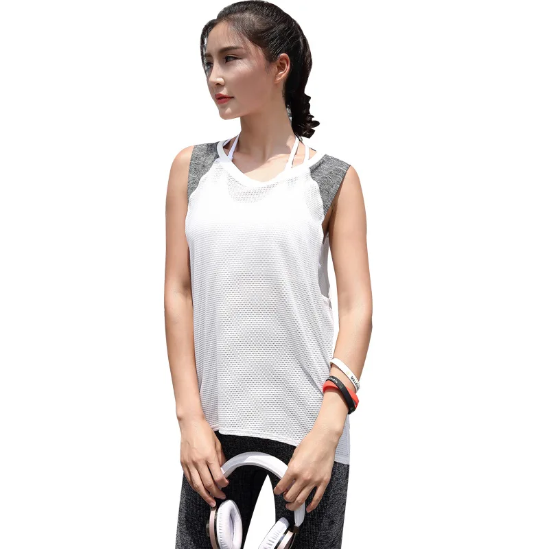 2019 Mesh Sleeveless Sport Shirt for Women Gym Workout Tops Dry Fit Fitness Yoga Tank Tops Jogging Running T-shirt Female Black
2019 Mesh Sleeveless Sport Shirt for Women Gym Workout Tops Dry Fit Fitness Yoga Tank Tops Jogging Running T-shirt Female Black