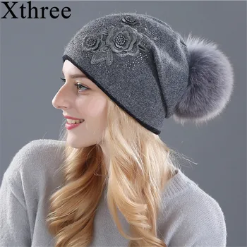 Xthree Women'S Winter Hat Rabbit Fur Wool Knitted Hat The Female Of The Mink Hats For Women Beanies
Xthree Women'S Winter Hat Rabbit Fur Wool Knitted Hat The Female Of The Mink Hats For Women Beanies