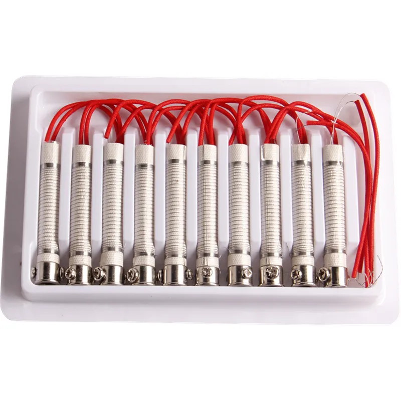 10 Pcs Soldering Iron Core 60W External Heated Adjustable Constant Heating Element Replacement Spare Part Welding Tool
10 Pcs Soldering Iron Core 60W External Heated Adjustable Constant Heating Element Replacement Spare Part Welding Tool