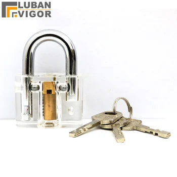 Transparent Anti-theft Leaf cylinder padlock,Practice/Teaching model/principle No spring,Locksmith Supplies/tools
Transparent Anti-theft Leaf cylinder padlock,Practice/Teaching model/principle No spring,Locksmith Supplies/tools