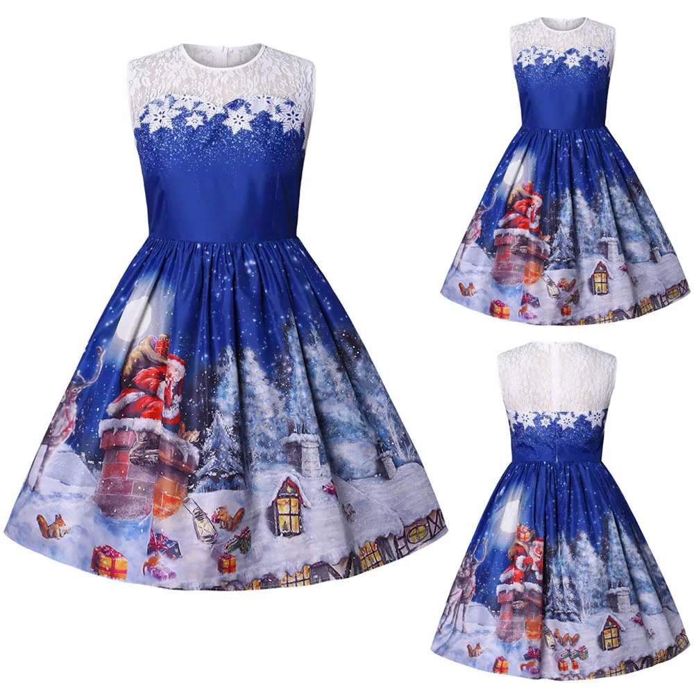 women's dresses 2019 designs high quality Merry Christmas Santa Claus Lace Plus Size Evening Party Christmas Dress j16
women's dresses 2019 designs high quality Merry Christmas Santa Claus Lace Plus Size Evening Party Christmas Dress j16
