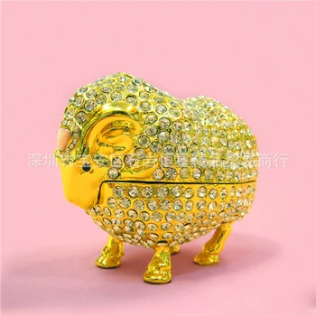 European Chinese style Metal enamel painted crafts sheep, home decoration desktop ornaments(A531)
European Chinese style Metal enamel painted crafts sheep, home decoration desktop ornaments(A531)