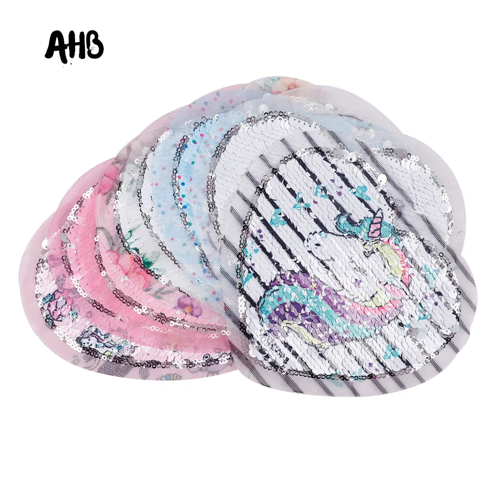 AHB Reversible Sequin Patch for Clothes Cute Mermaid Monocerus Rabbit Pattern Clothes Decorations Garment Decorative Accessories
AHB Reversible Sequin Patch for Clothes Cute Mermaid Monocerus Rabbit Pattern Clothes Decorations Garment Decorative Accessories
