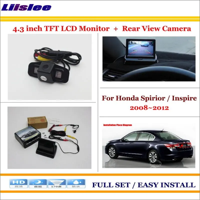 Liislee For Honda Spirior / Inspire 2008~2012 Car Rear Camera + 4.3" TFT LCD Screen Monitor = 2 in 1 Back Up Parking System
Liislee For Honda Spirior / Inspire 2008~2012 Car Rear Camera + 4.3" TFT LCD Screen Monitor = 2 in 1 Back Up Parking System
