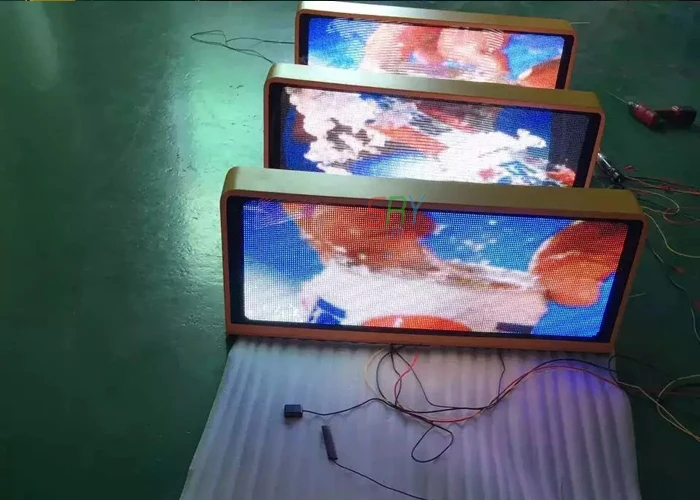 P5 960*320mm LED Taxi Top Media Billboard Double Side Taxi LED Display led taxi roof sign
P5 960*320mm LED Taxi Top Media Billboard Double Side Taxi LED Display led taxi roof sign