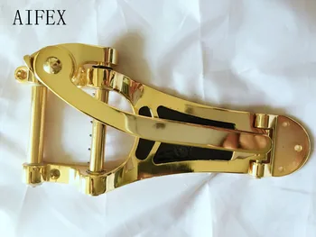 2017 New Popular AIFEX Vibrato Tremolo Tailpiece Gold plated finish Gold TREMOLO Vibrato Bridge
2017 New Popular AIFEX Vibrato Tremolo Tailpiece Gold plated finish Gold TREMOLO Vibrato Bridge