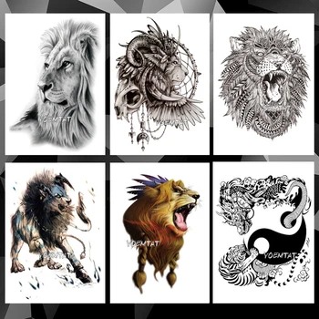 Waterproof Temporary Tattoo Sticker Animal lion pattern tatoo Water Transfer wolf fox body art fake arm tattoo For Women Men
Waterproof Temporary Tattoo Sticker Animal lion pattern tatoo Water Transfer wolf fox body art fake arm tattoo For Women Men