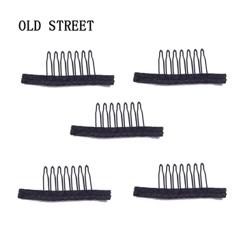 7 Teeth Black Color Wire Wig Combs Plastic Clips Convenient for Hair Full Lace Wigs Cap Accessories Styling Tools 5pcs/lot
7 Teeth Black Color Wire Wig Combs Plastic Clips Convenient for Hair Full Lace Wigs Cap Accessories Styling Tools 5pcs/lot