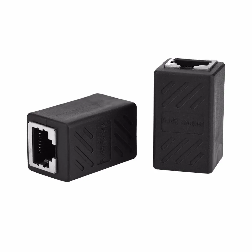 2PCS RJ45 Female to Female Network LAN Adapter Coupler Ethernet Network Extender Connector
2PCS RJ45 Female to Female Network LAN Adapter Coupler Ethernet Network Extender Connector
