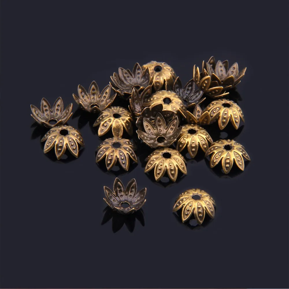 50Pcs 10*2MM Mixed Tibetan bronze Color Flower Bead End Caps For Jewelry Making Findings Needlework Diy Accessories Wholesale
50Pcs 10*2MM Mixed Tibetan bronze Color Flower Bead End Caps For Jewelry Making Findings Needlework Diy Accessories Wholesale