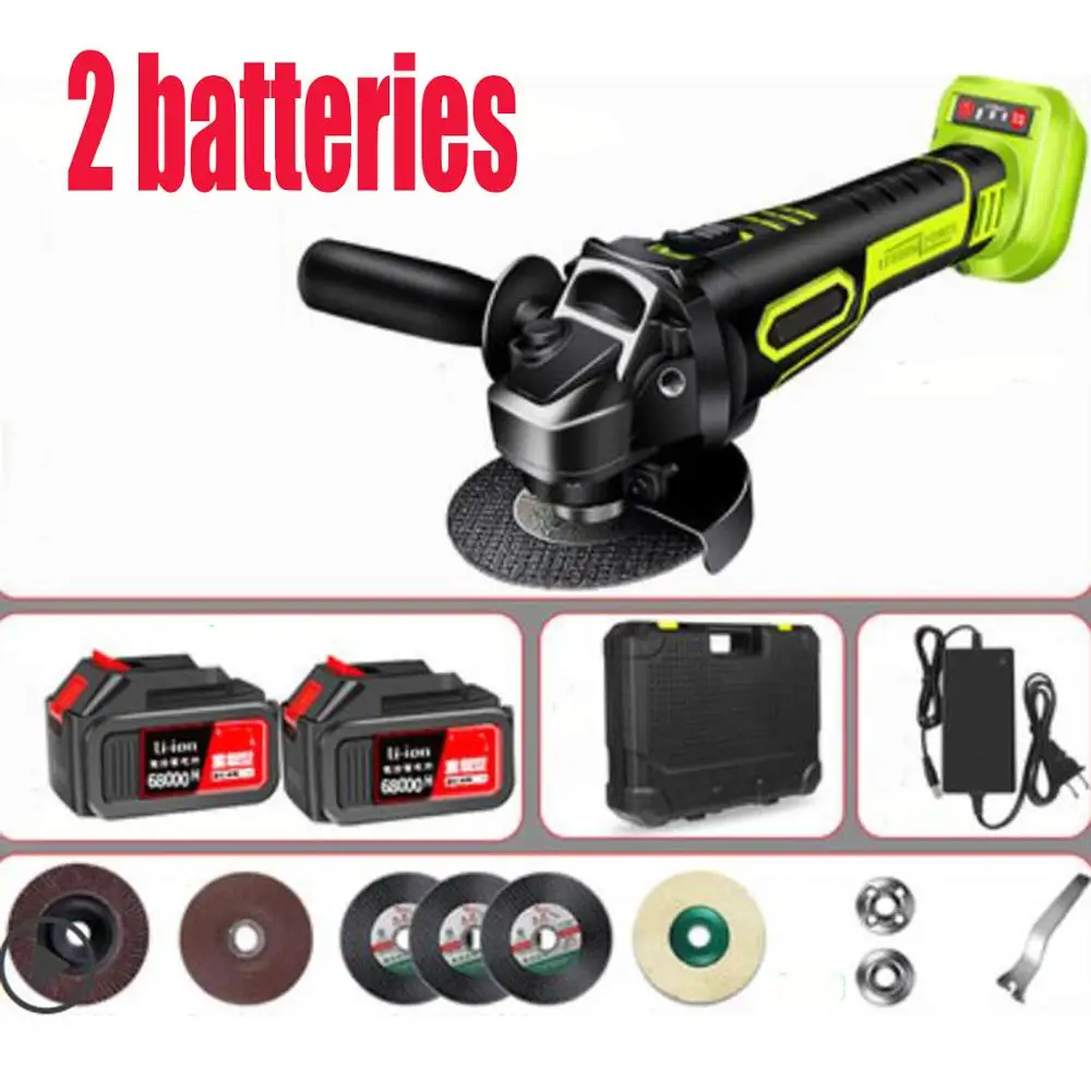 Brushless Angle Grinder Lithium-Ion Grinding Machine Cordless Electric Grinder Polishing Cutting Power Tools
Brushless Angle Grinder Lithium-Ion Grinding Machine Cordless Electric Grinder Polishing Cutting Power Tools