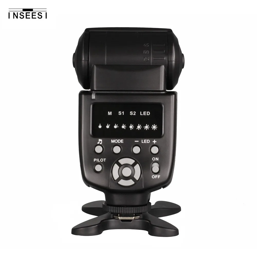 INSEESI IN560IV Wireless Flash Speedlite Integrated Transceiver for Canon Nikon Panasonic Pentax Camera DSLR Camera Flash