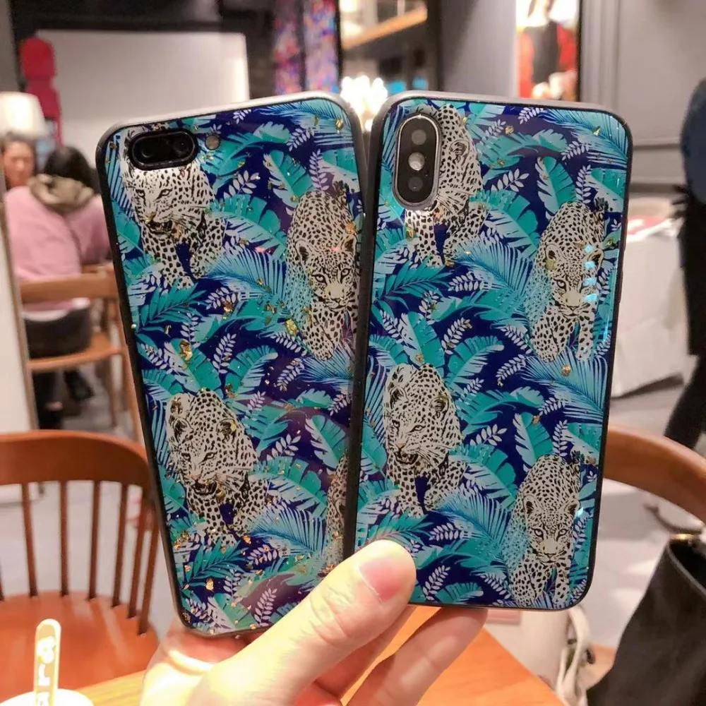 Case Cover For iPhone XS MAX XR X Cases Glitter Epoxy Leopard Back Case For iPhone 7 7Plus 8 6 6s Plus Soft TPU Coque Fundas
Case Cover For iPhone XS MAX XR X Cases Glitter Epoxy Leopard Back Case For iPhone 7 7Plus 8 6 6s Plus Soft TPU Coque Fundas