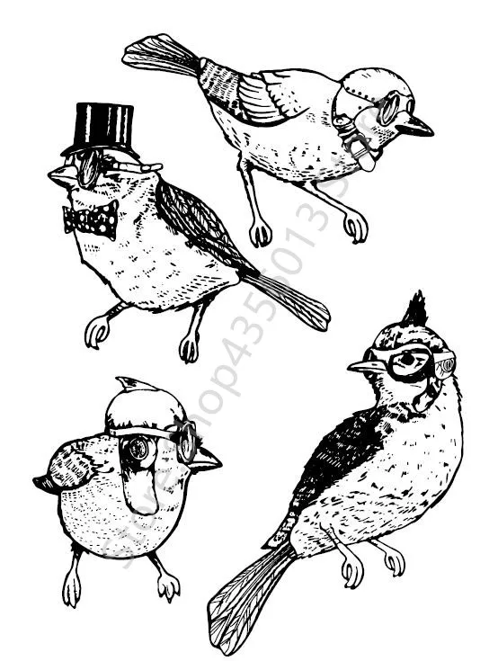 bird Clear Stamp Or stamp for DIY Scrapbooking/Card Making/Kids Fun Decoration Supplies A129
bird Clear Stamp Or stamp for DIY Scrapbooking/Card Making/Kids Fun Decoration Supplies A129