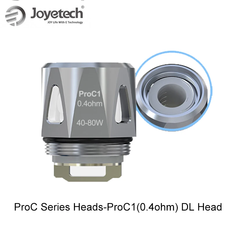 Joyetech ProC Series Heads-ProC1(0.4ohm) DL Head Fit ProCore Aries atomizer eVic Primo Mini Electronic cigarette ka coils