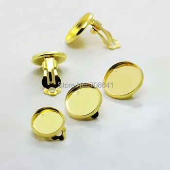 Blank Earrings Bases Settings with Round Curved Bezel pads Glass Cabochons Clip Earrings Crafts DIY Findings Golden Plated
Blank Earrings Bases Settings with Round Curved Bezel pads Glass Cabochons Clip Earrings Crafts DIY Findings Golden Plated