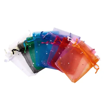 100pcs/lot 9x7cm Presents Organza Bags with Sequins & Ribbons Pouches for Valentine Christmas Xmas Party Gift Candy Packages
100pcs/lot 9x7cm Presents Organza Bags with Sequins & Ribbons Pouches for Valentine Christmas Xmas Party Gift Candy Packages