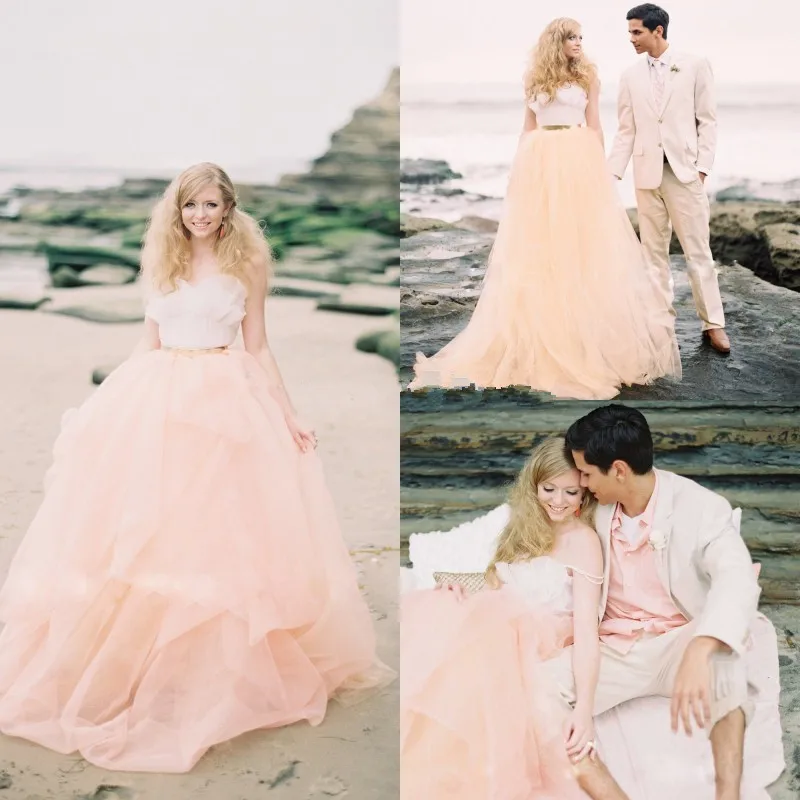 Peach Color bridal gown 2018 hot sale sweetheart vestido de noiva Spaghetti Strap Sleeveless party prom Beach bridesmaid dresses
Peach Color bridal gown 2018 hot sale sweetheart vestido de noiva Spaghetti Strap Sleeveless party prom Beach bridesmaid dresses