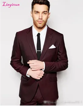 Linyixun Dark Wine Red Mens Wedding Suits 2 Pieces Groom Tuxedos Prom Formal Suits Custom Made Groomsmen Mens Suits Blazer
Linyixun Dark Wine Red Mens Wedding Suits 2 Pieces Groom Tuxedos Prom Formal Suits Custom Made Groomsmen Mens Suits Blazer