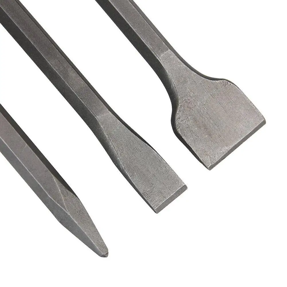 3Pcs/Set Multifunction Flat Chisel Point Chisel Drill Bit Set for SDS Plus Silver Color
3Pcs/Set Multifunction Flat Chisel Point Chisel Drill Bit Set for SDS Plus Silver Color