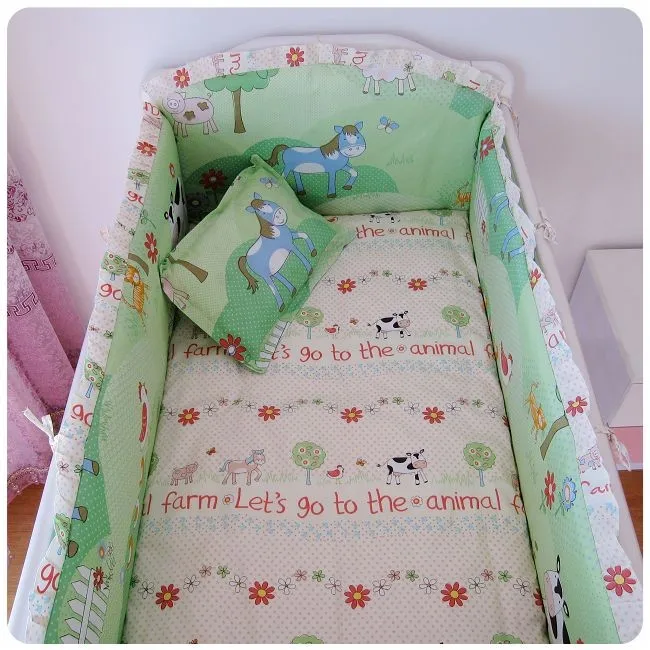Promotion! 6PCS Baby cot bedding sets Bed Linen 100% cotton bedclothes crib bedding set, ,include(bumper+sheet+pillow cover)
Promotion! 6PCS Baby cot bedding sets Bed Linen 100% cotton bedclothes crib bedding set, ,include(bumper+sheet+pillow cover)