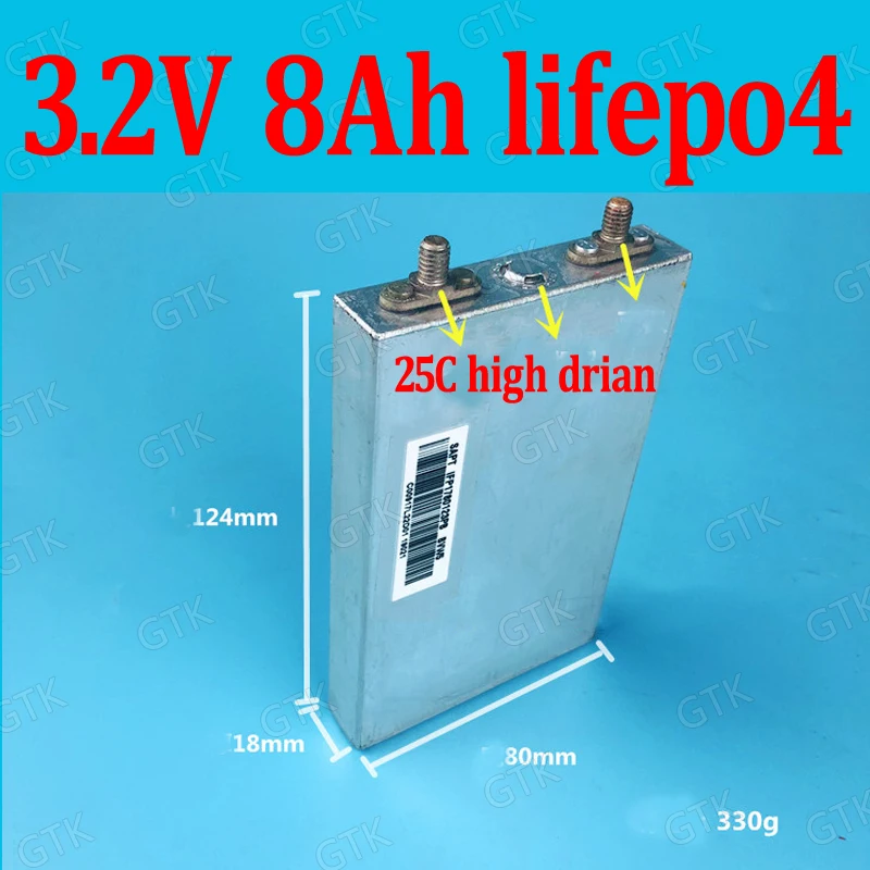 4pcs lifepo4 3.2v 10ah lithium battery 25C high drian for 12v 24v Motorcycle vehicle start golf cart bicycle Electric lawn mower
4pcs lifepo4 3.2v 10ah lithium battery 25C high drian for 12v 24v Motorcycle vehicle start golf cart bicycle Electric lawn mower