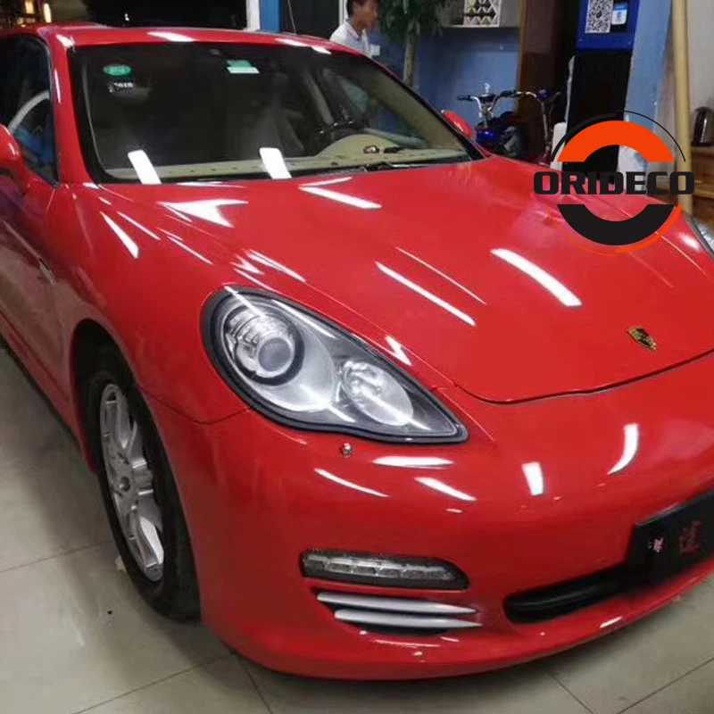 Ultra Glossy Red Vinyl Wrap With 3 Layers - High Gloss Shiny Car Wraps Film Graphic air Free Size:1.52*20M/Roll
Ultra Glossy Red Vinyl Wrap With 3 Layers - High Gloss Shiny Car Wraps Film Graphic air Free Size:1.52*20M/Roll