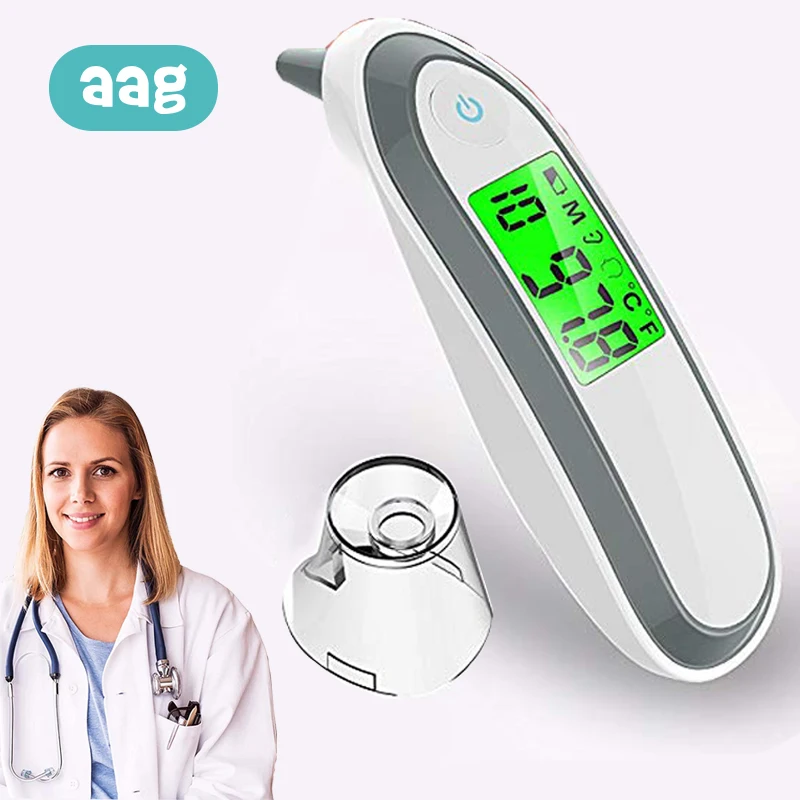 AAG Baby Digital Thermometer Medical Infrared LCD Ear and Forehead Children Adults Medical Temperature Measure IR Device 30
AAG Baby Digital Thermometer Medical Infrared LCD Ear and Forehead Children Adults Medical Temperature Measure IR Device 30