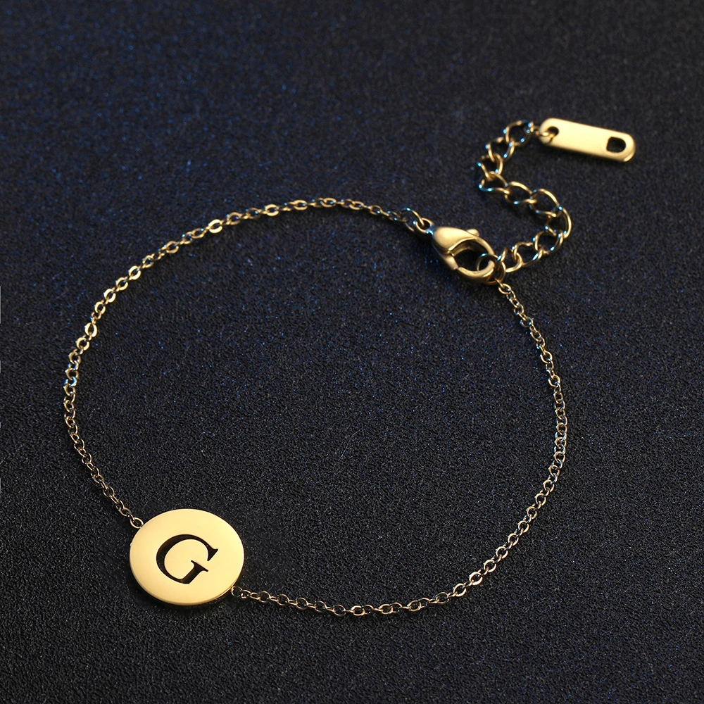 My Shape Stainless Steel Charm Bracelet Letter OPQRSTUVWXYZ Silver and Gold Chain Link Couple Bracelet Bangle Wristlet
My Shape Stainless Steel Charm Bracelet Letter OPQRSTUVWXYZ Silver and Gold Chain Link Couple Bracelet Bangle Wristlet