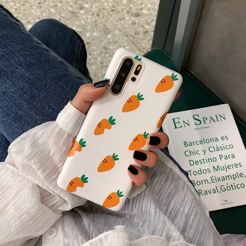 Totviss Frosted white carrot pattern Case for huawei P30 Pro P20 Case for huawei mate20 case 20 Pro Soft TPU Silicone Case
Totviss Frosted white carrot pattern Case for huawei P30 Pro P20 Case for huawei mate20 case 20 Pro Soft TPU Silicone Case