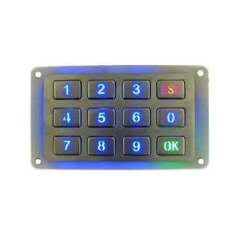 Stainless Steel USB backlighted numeric Keypad, Waterproof Rear Panel Mount metal backlit keyboard with 12Keys and bottom box
Stainless Steel USB backlighted numeric Keypad, Waterproof Rear Panel Mount metal backlit keyboard with 12Keys and bottom box