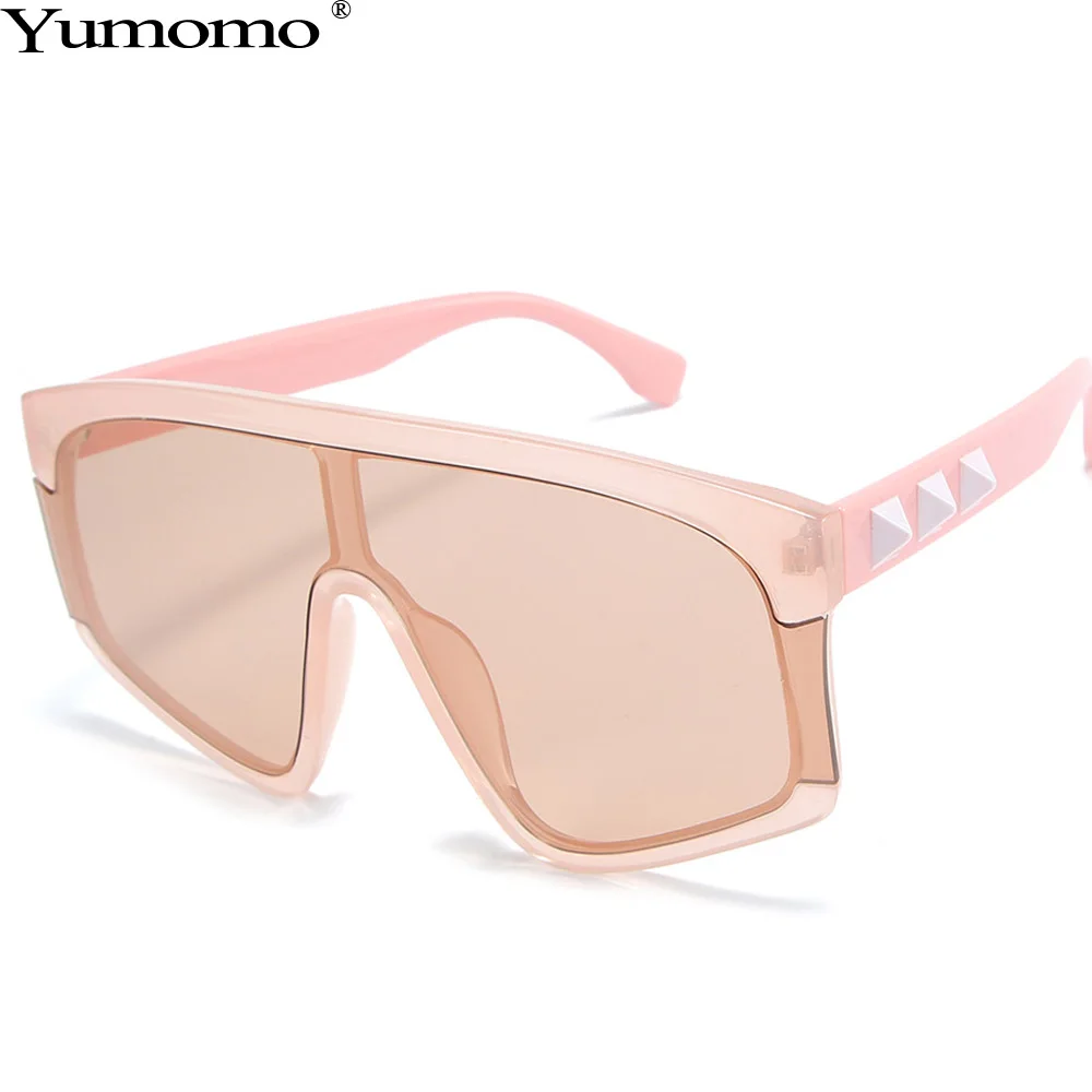 Yumomo Square Sunglasses Women Trendy Irregular Conjoined Gradient Pink Tinted Color Lens UV400 Oculus Pastic Female Eyewear
Yumomo Square Sunglasses Women Trendy Irregular Conjoined Gradient Pink Tinted Color Lens UV400 Oculus Pastic Female Eyewear