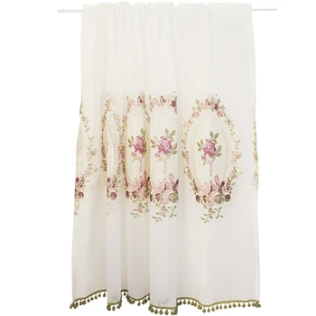 Europe and The United States Lace Curtains Rose Embroidered Curtain Half Curtain Cover Kitchen Coffee Curtain Dropshipping
Europe and The United States Lace Curtains Rose Embroidered Curtain Half Curtain Cover Kitchen Coffee Curtain Dropshipping