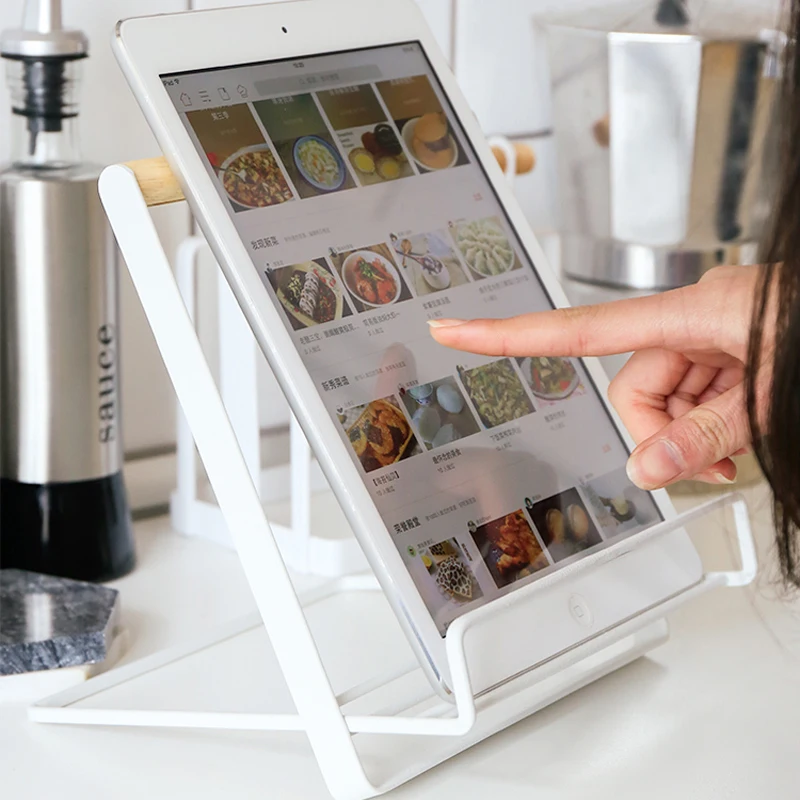 Angle adjust IPad Holder desktop Book shelf Kithcen Recipes Tablet computer support Multifunctional tabletop Iron stent Foldable
Angle adjust IPad Holder desktop Book shelf Kithcen Recipes Tablet computer support Multifunctional tabletop Iron stent Foldable