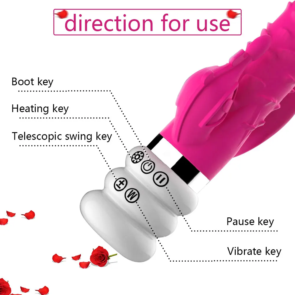 Вибратор с дополнительными насадками Triple Stimulator купить со скидкой в секс шопе  Вибраторы  Креативные