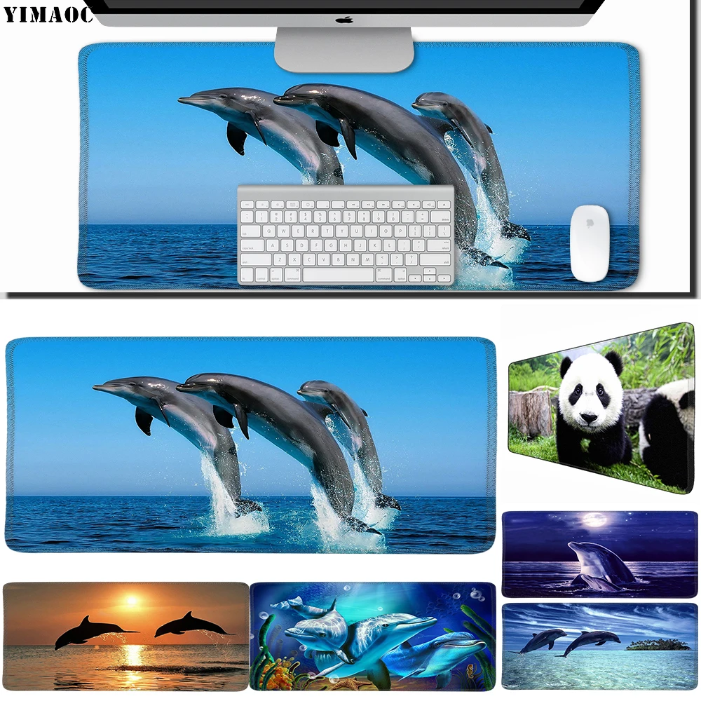 YIMAOC 30*70 cm Large Mouse Pad Gamer Mousepad Rubber Gaming Desk Mat with Locking Edge Dolphins Panda
YIMAOC 30*70 cm Large Mouse Pad Gamer Mousepad Rubber Gaming Desk Mat with Locking Edge Dolphins Panda