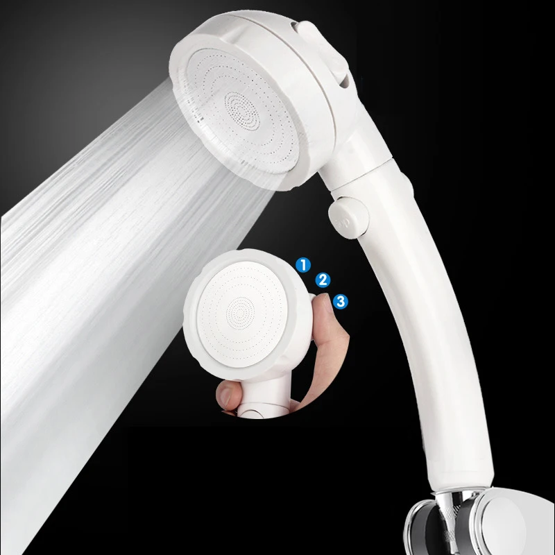 Ball shower handheld water saving rain shower head high pressure 3 stage magic spa shower head mist for bathroom Ceramic
Ball shower handheld water saving rain shower head high pressure 3 stage magic spa shower head mist for bathroom Ceramic