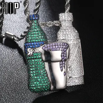 Hip Hop Multicolor Cubic Zircon Iced Out Shiny Wine Bottle Purple Green Cup Combo Pendant & Necklace For Men Jewelry
Hip Hop Multicolor Cubic Zircon Iced Out Shiny Wine Bottle Purple Green Cup Combo Pendant & Necklace For Men Jewelry