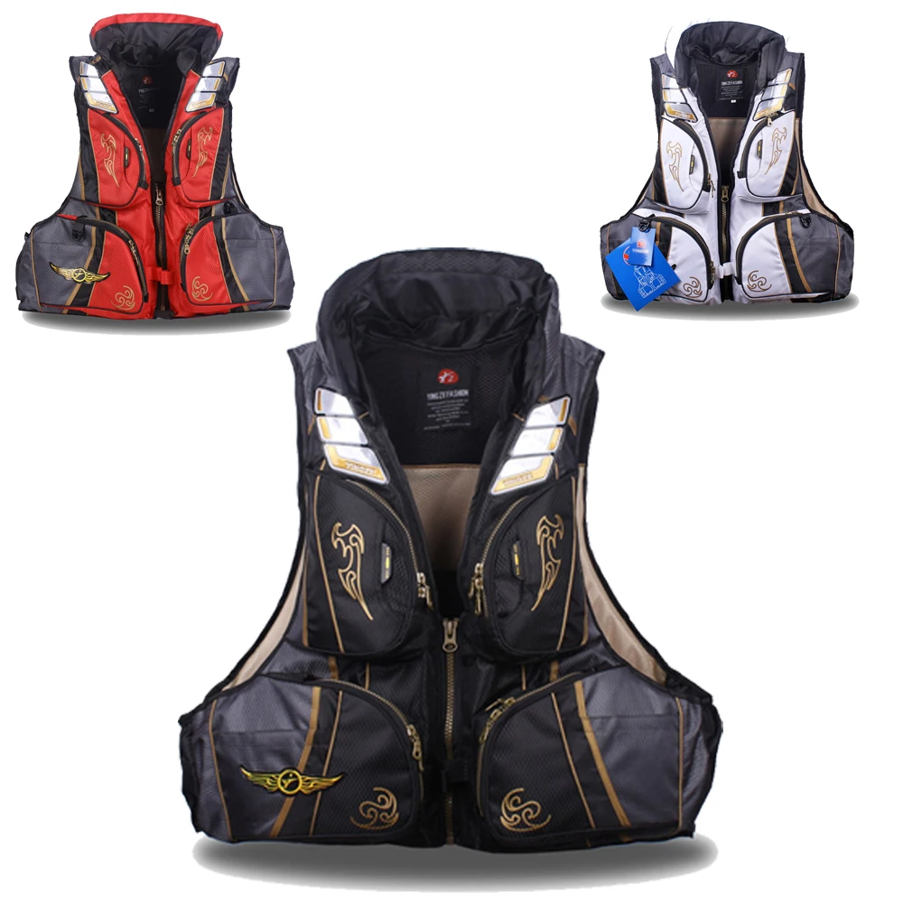 120KG 2019 Outdoor Fishing Vest Life Jacket Fishing Clothes Fish Tackle Portable Breathable Flotation Vest for Swimming Fishing
120KG 2019 Outdoor Fishing Vest Life Jacket Fishing Clothes Fish Tackle Portable Breathable Flotation Vest for Swimming Fishing