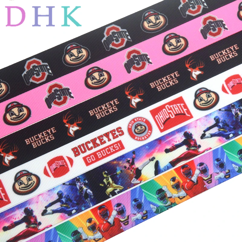 DHK 50yards fight fun power rangers printed grosgrain Ribbon Accessory hairbow headwear decoration Wholesale OEM S943
DHK 50yards fight fun power rangers printed grosgrain Ribbon Accessory hairbow headwear decoration Wholesale OEM S943