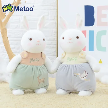 

39cm Plush Sweet Cute Lovely Stuffed Baby Kids Toys for Girls Birthday Christmas Gift Tiramitu Rabbits Mini Metoo Doll