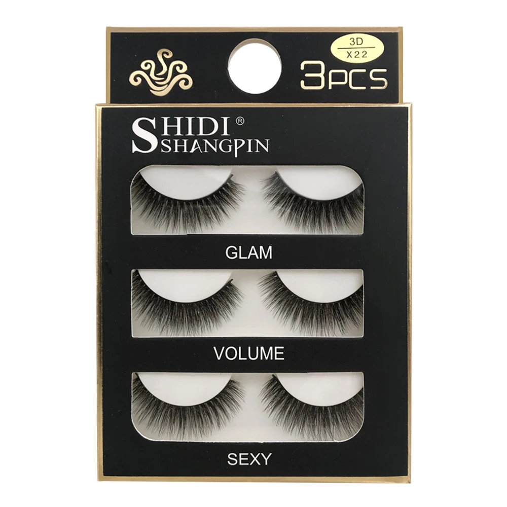 SHIDISHANGPIN 3 Pairs Makeup Mink Eyelashes 3D False Lashes Thick Crisscross Eyelash Extension Natural Volume Fake Eye Lashes
SHIDISHANGPIN 3 Pairs Makeup Mink Eyelashes 3D False Lashes Thick Crisscross Eyelash Extension Natural Volume Fake Eye Lashes