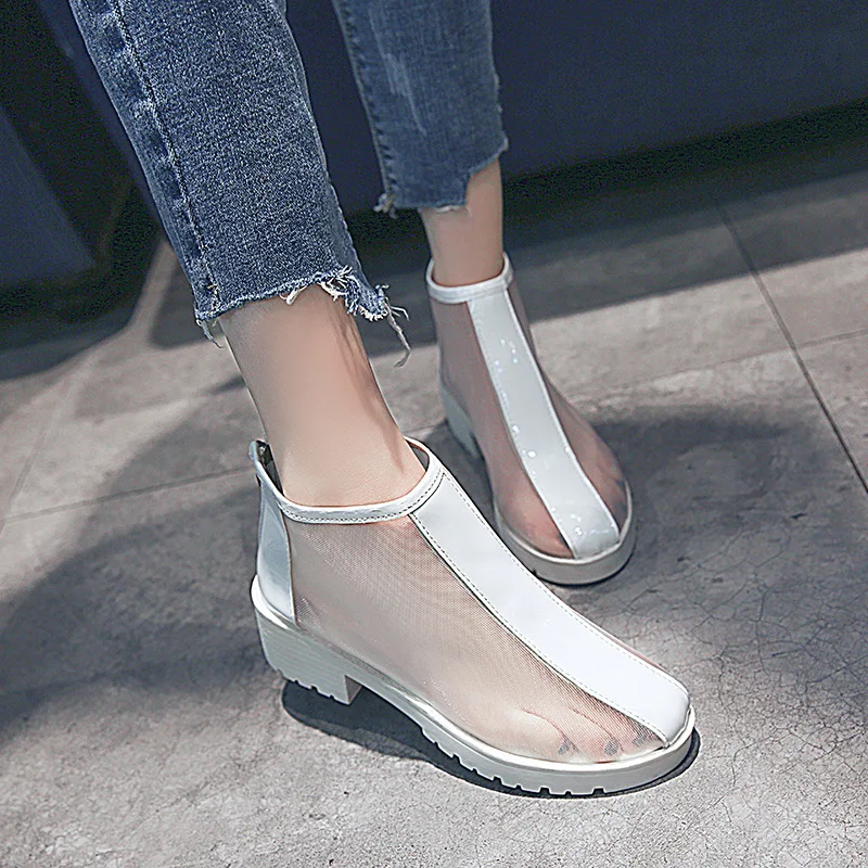 CONSTANT women's boots summer new mesh transparent ankle sandals boots Zapatillas Mujer Casual high heel women's shoes boots
CONSTANT women's boots summer new mesh transparent ankle sandals boots Zapatillas Mujer Casual high heel women's shoes boots