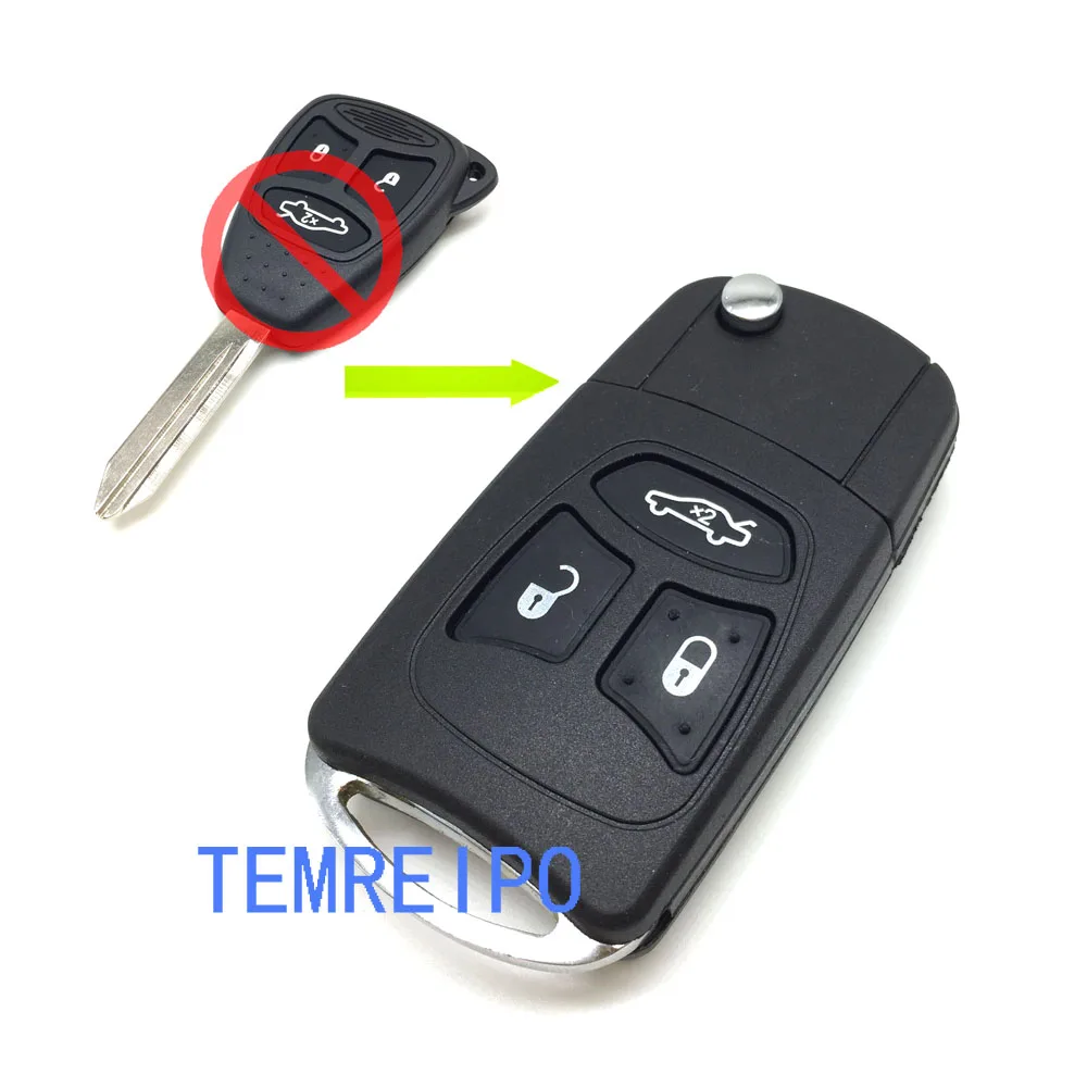10pcs/lot 3 buttons Remote Flip Folding Key Shell Case For Chrysler Sebring Pacifica Dodge Jeep
10pcs/lot 3 buttons Remote Flip Folding Key Shell Case For Chrysler Sebring Pacifica Dodge Jeep