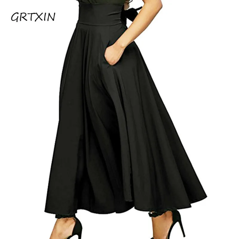 New Coming Lovely Women High Waist Pleated A Line Long Skirt Front Slit Belted Maxi Skirt High Elasticity Pleated Skirts
New Coming Lovely Women High Waist Pleated A Line Long Skirt Front Slit Belted Maxi Skirt High Elasticity Pleated Skirts