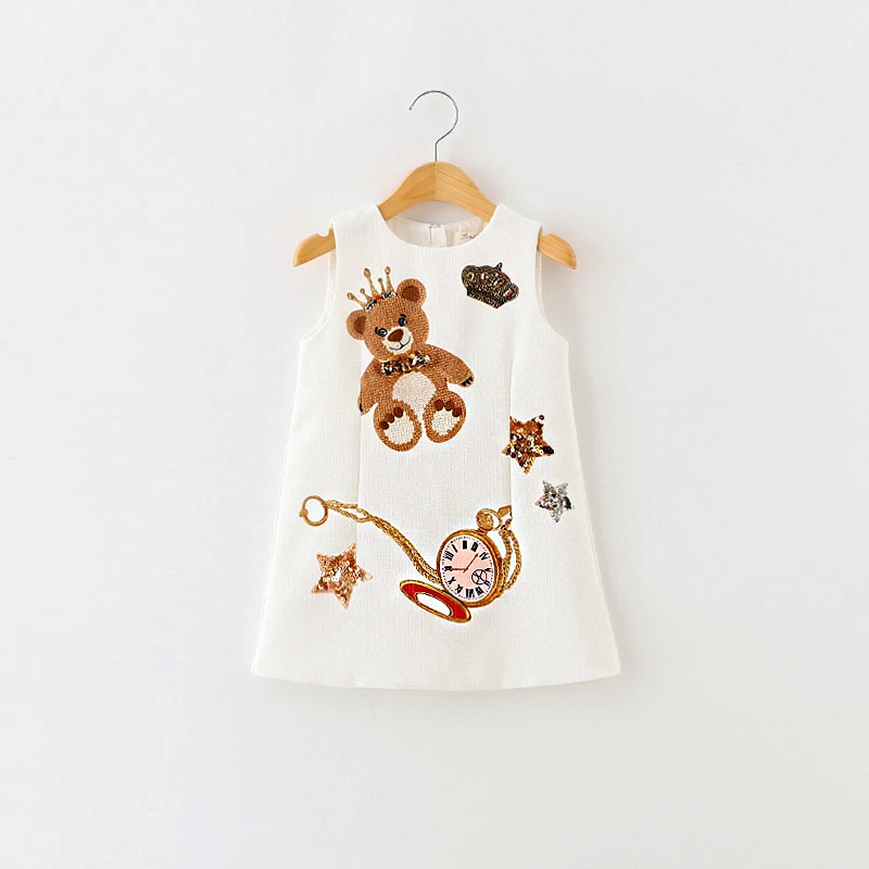 Girls Dress Summer Baby Clothes Girl Sleeveless Kids Dresses For Girls Character Bear Print Dresses Princess Dress
Girls Dress Summer Baby Clothes Girl Sleeveless Kids Dresses For Girls Character Bear Print Dresses Princess Dress