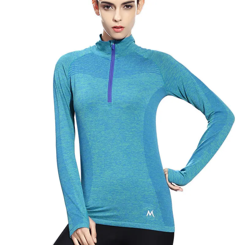 BESGO Women Sports Long Sleeved T-shirt Front Zipper Thumb Hole Running Outdoor Yoga T-Shirts Quick Dry Compression Yoga Shirt
BESGO Women Sports Long Sleeved T-shirt Front Zipper Thumb Hole Running Outdoor Yoga T-Shirts Quick Dry Compression Yoga Shirt